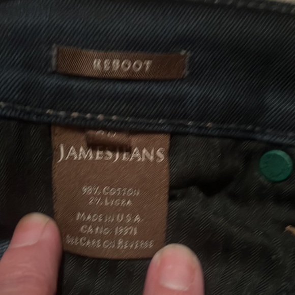 James Jeans Dark Wash Reboot Legend Bootcut Jeans - Picture 2 of 8
